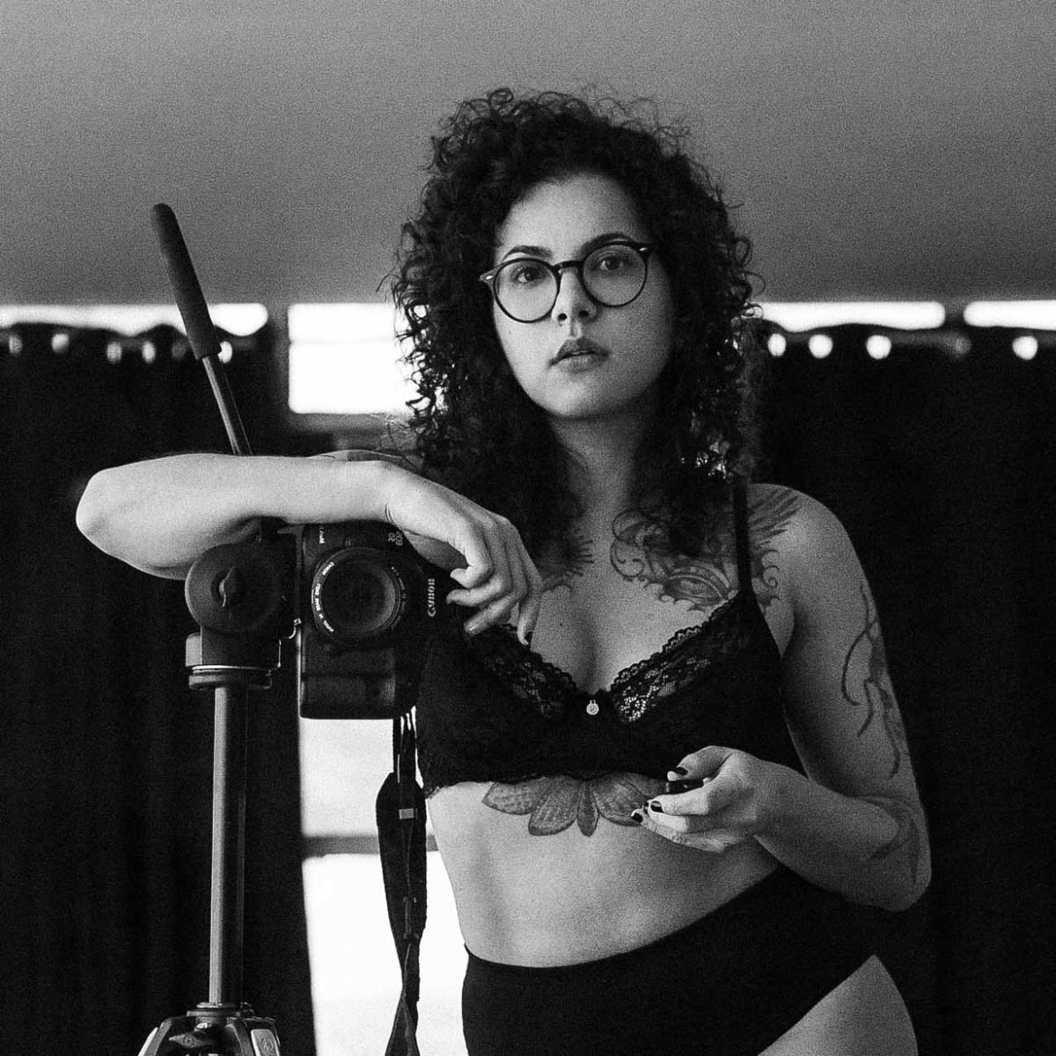 autorretrato de fotógrafa